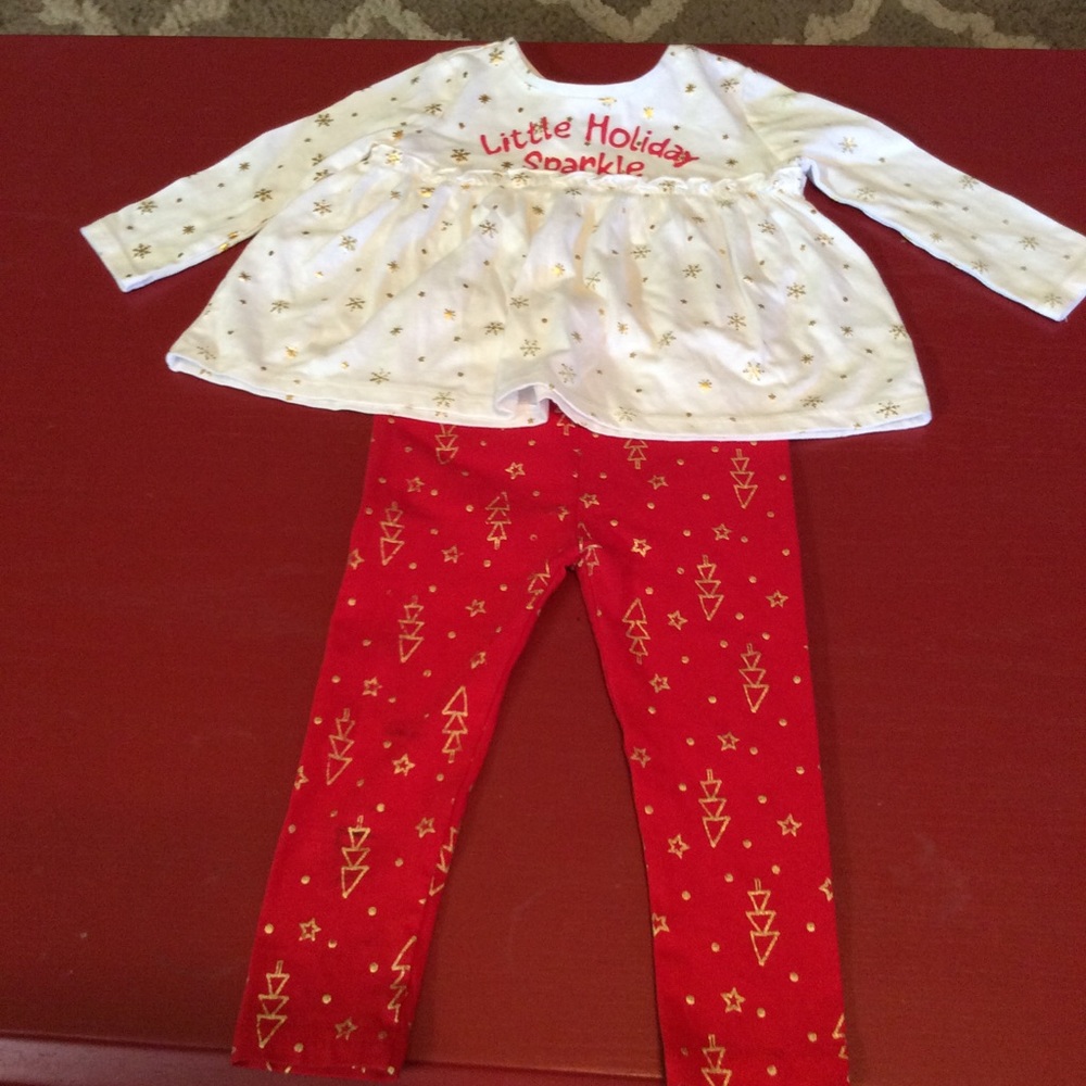 Lightning Bug 18 month girls Christmas outfit